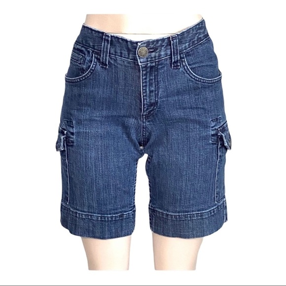 Tommy Hilfiger Pants - Vintage 90s Y2K Tommy Hilfiger Denim Bermuda Shorts  SZ 10 Utility Streetwear